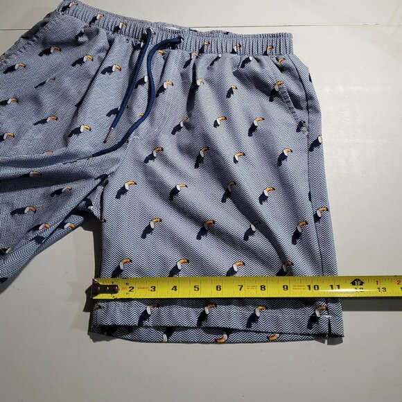 Mosmann Blue Toucan Wear/Under Swim Shorts  size M​ - Picture 10 of 16